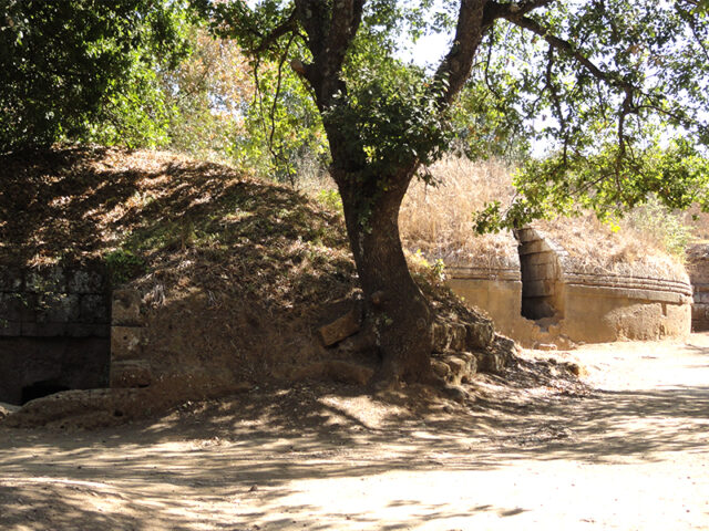 La Necropoli Etrusca della Banditaccia, a Cerveteri.